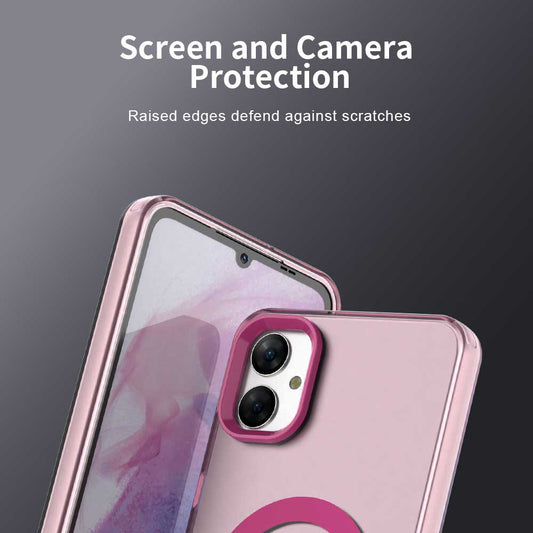 MagSafe-deksel for Samsung Galaxy A05 A055, Techsuit, CandyCase, Rosa