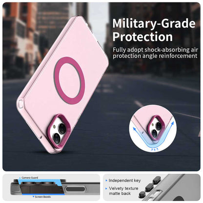 MagSafe-deksel for Samsung Galaxy A05 A055, Techsuit, CandyCase, Rosa