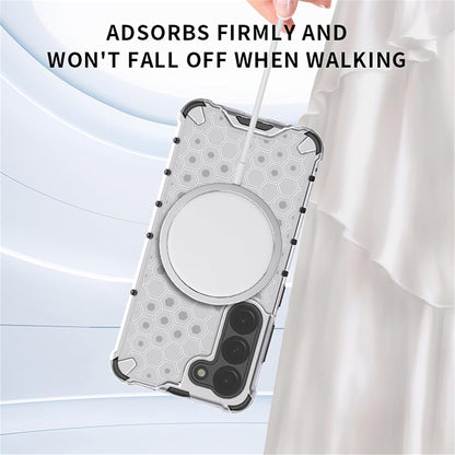 MagSafe-deksel for Samsung Galaxy A05 A055, Techsuit, HoneyComb Shield, Svart