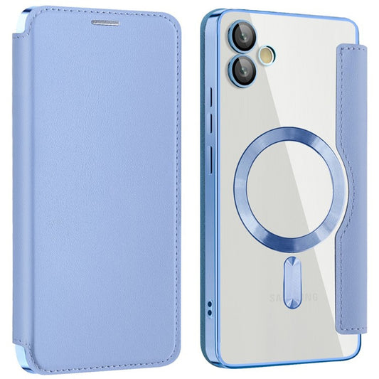 MagSafe-deksel for Samsung Galaxy A05 A055, Techsuit, SmartMag Book, Blå