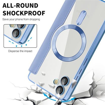 MagSafe-deksel for Samsung Galaxy A05 A055, Techsuit, SmartMag Book, Blå