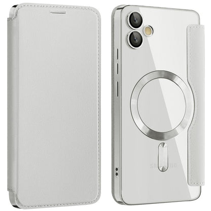 MagSafe-deksel for Samsung Galaxy A05 A055, Techsuit, SmartMag Book, Grå