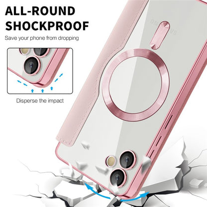 MagSafe-deksel for Samsung Galaxy A05 A055, Techsuit, SmartMag Book, Rosa