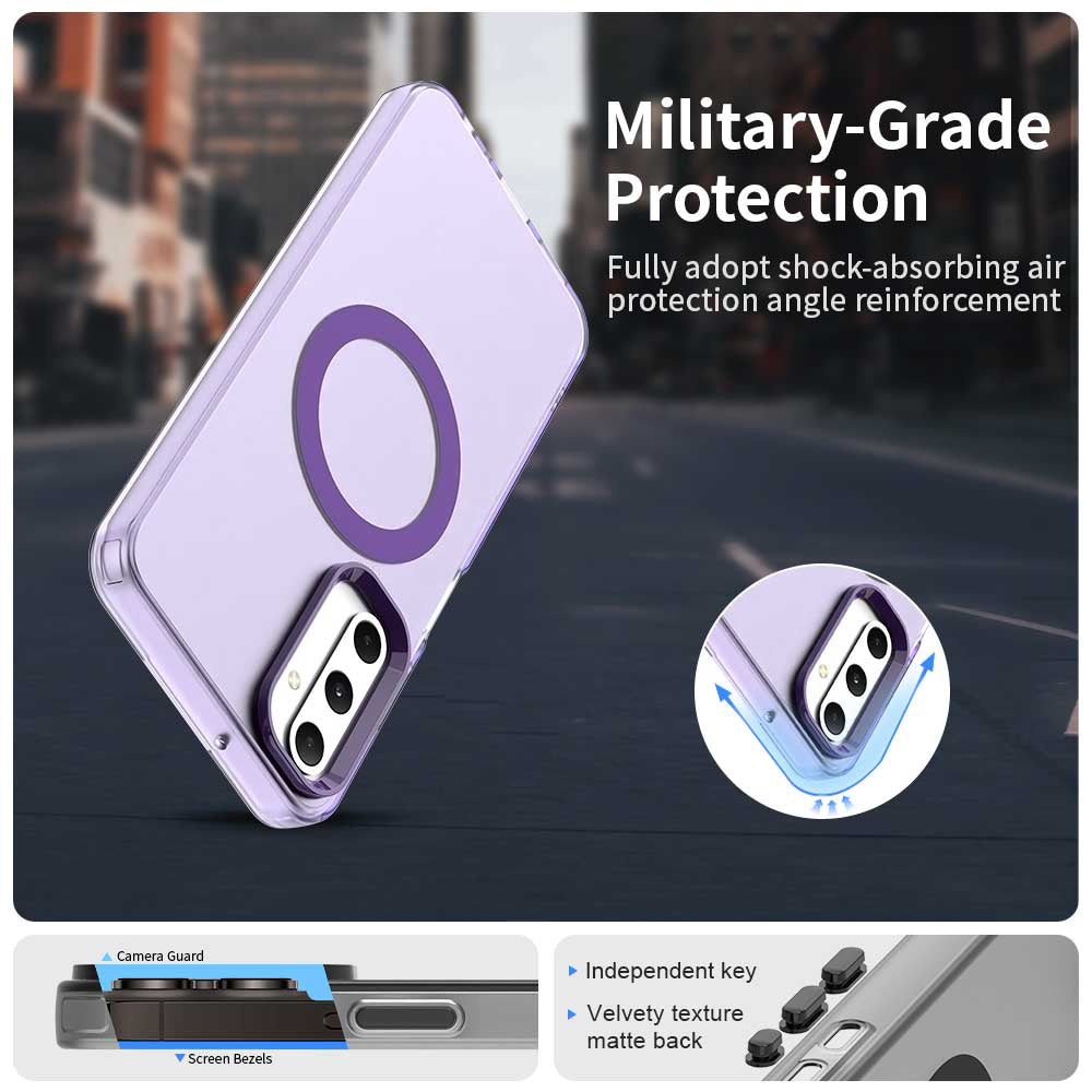 MagSafe-deksel for Samsung Galaxy A05s A057, Techsuit, CandyCase, Lilla