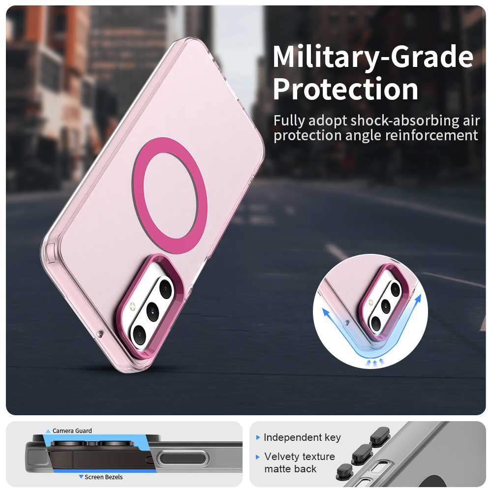MagSafe-deksel for Samsung Galaxy A05s A057, Techsuit, CandyCase, Rosa