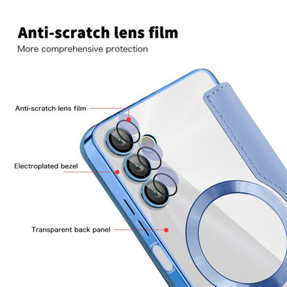 MagSafe-deksel for Samsung Galaxy A05s A057, Techsuit, SmartMag Book, Blå