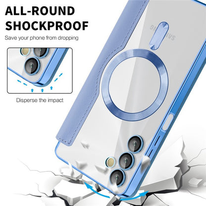 MagSafe-deksel for Samsung Galaxy A05s A057, Techsuit, SmartMag Book, Blå