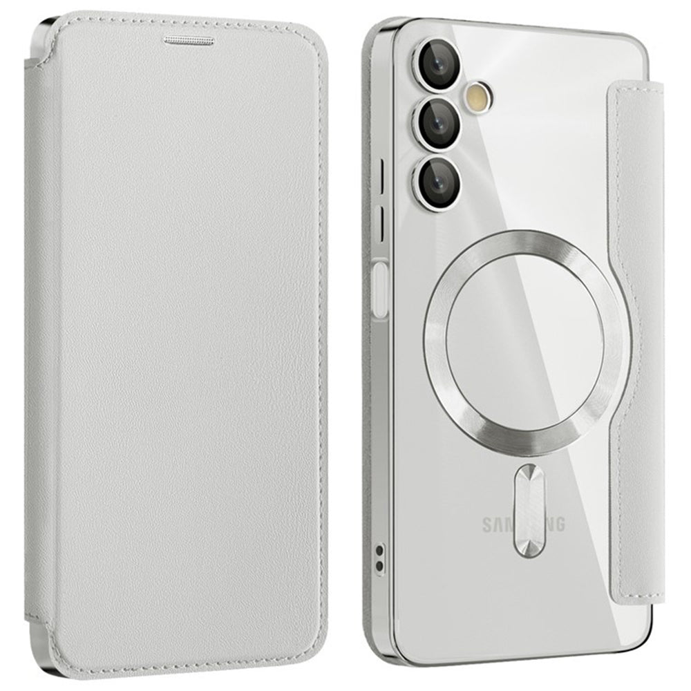 MagSafe-deksel for Samsung Galaxy A05s A057, Techsuit, SmartMag Book, Grå