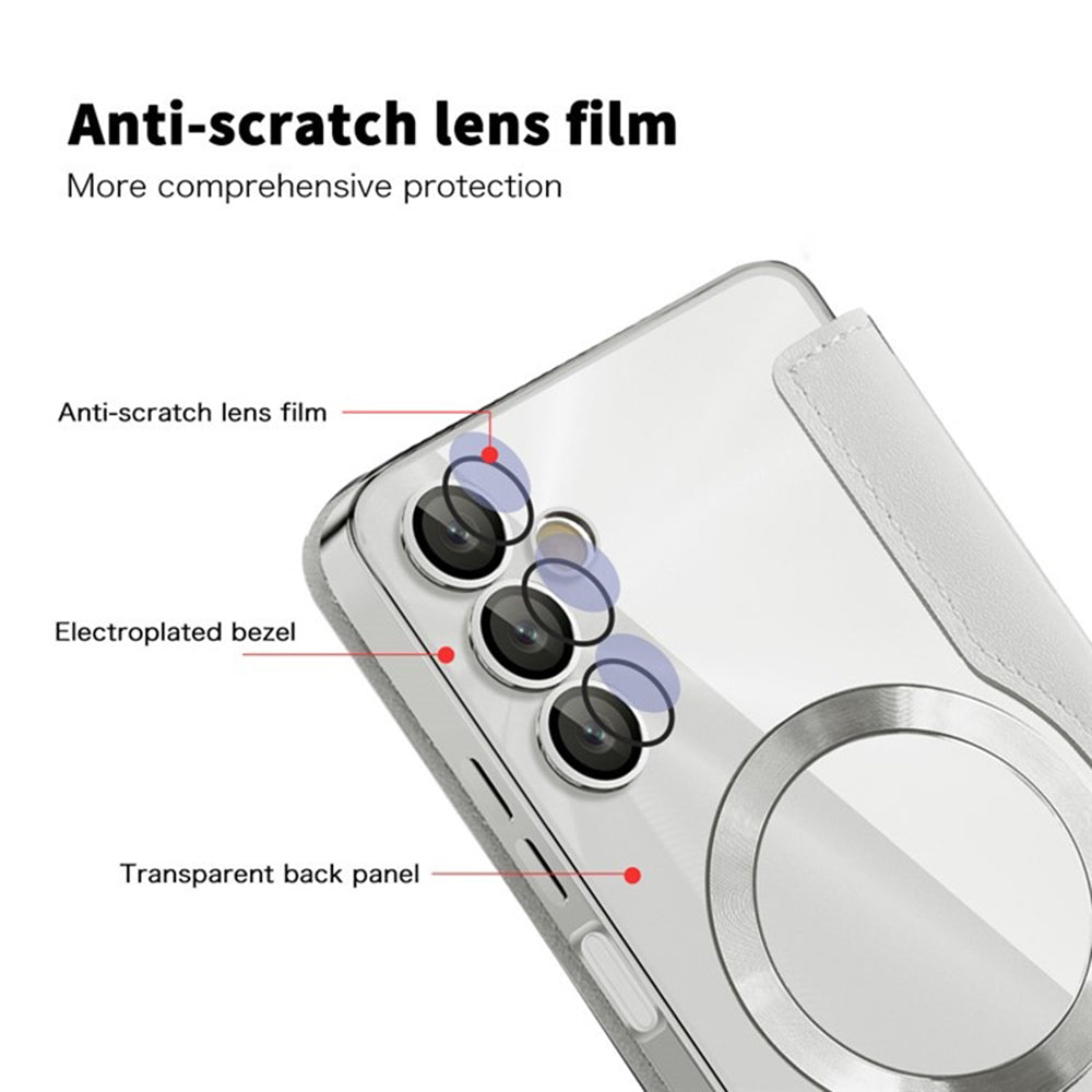 MagSafe-deksel for Samsung Galaxy A05s A057, Techsuit, SmartMag Book, Grå