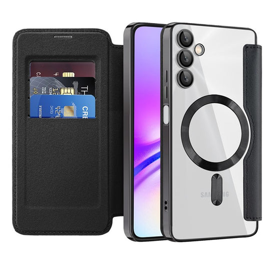MagSafe-deksel for Samsung Galaxy A05s A057, Techsuit, SmartMag Book, Svart