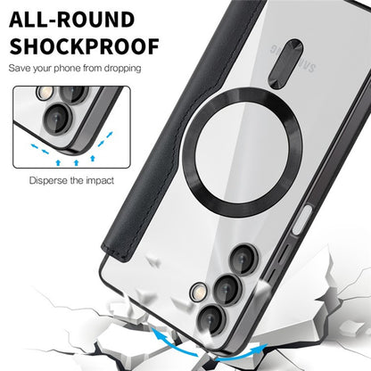 MagSafe-deksel for Samsung Galaxy A05s A057, Techsuit, SmartMag Book, Svart