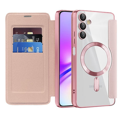 MagSafe-deksel for Samsung Galaxy A05s A057, Techsuit, SmartMag Book, Rosa