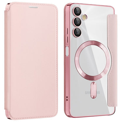 MagSafe-deksel for Samsung Galaxy A05s A057, Techsuit, SmartMag Book, Rosa