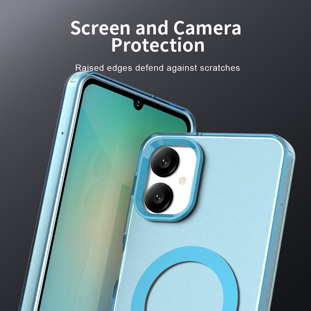 MagSafe-deksel for Samsung Galaxy A06 A065, Techsuit, CandyCase, Blå