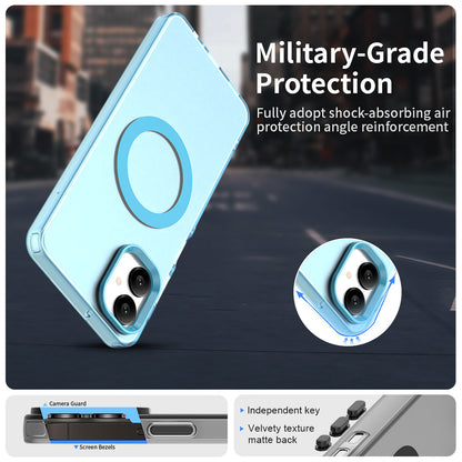 MagSafe-deksel for Samsung Galaxy A06 A065, Techsuit, CandyCase, Blå