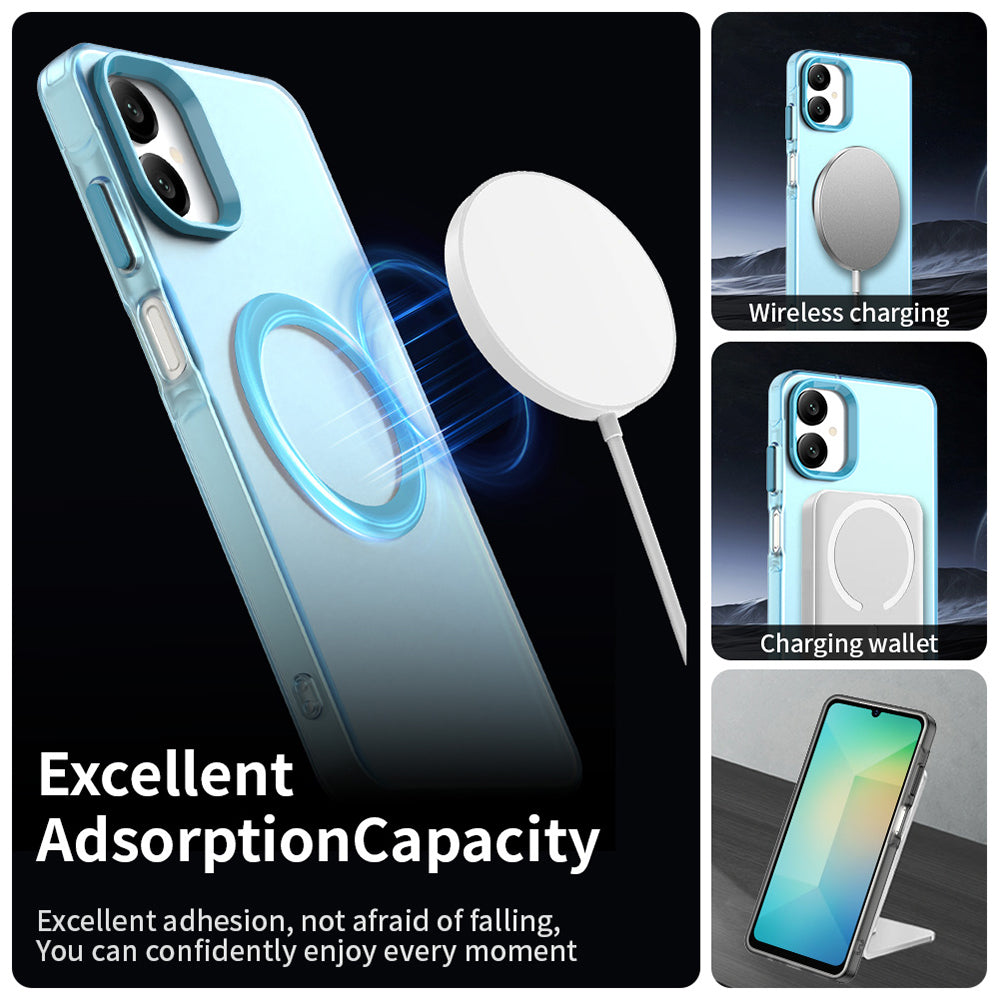 MagSafe-deksel for Samsung Galaxy A06 A065, Techsuit, CandyCase, Blå