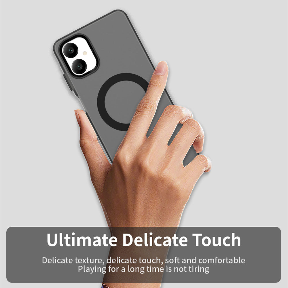 MagSafe-deksel for Samsung Galaxy A06 A065, Techsuit, CandyCase, Svart