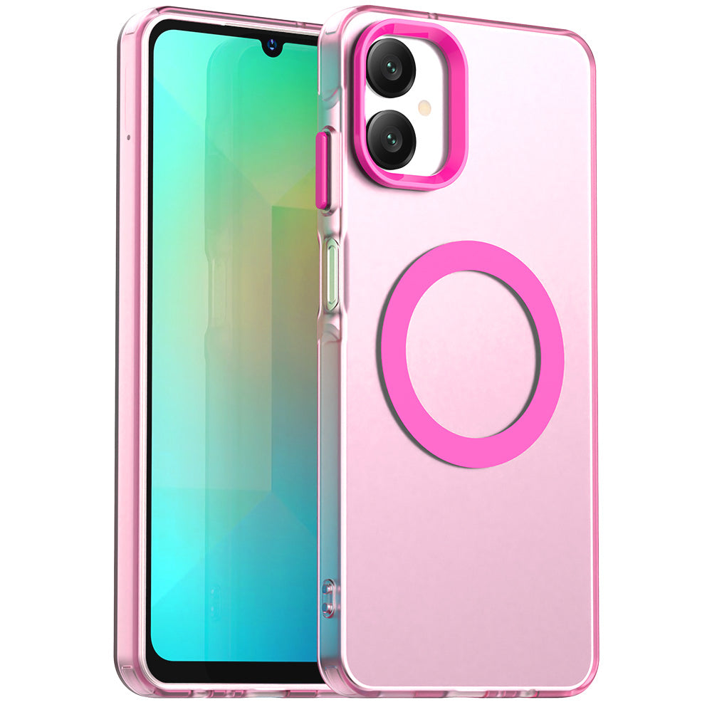 MagSafe-deksel for Samsung Galaxy A06 A065, Techsuit, CandyCase, Rosa
