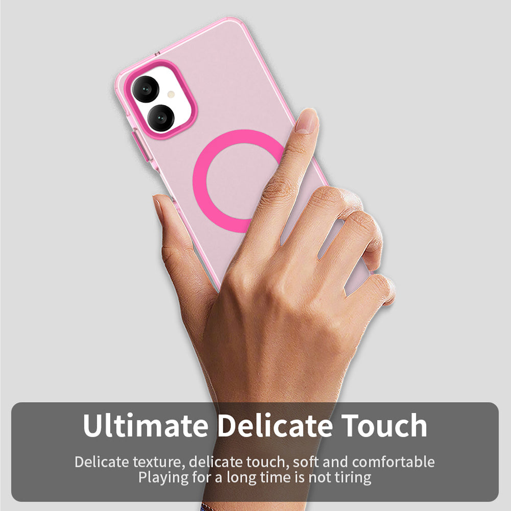 MagSafe-deksel for Samsung Galaxy A06 A065, Techsuit, CandyCase, Rosa