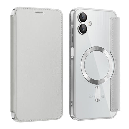 MagSafe-deksel for Samsung Galaxy A06 A065, Techsuit, SmartMag Book, Grå