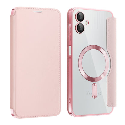 MagSafe-deksel for Samsung Galaxy A06 A065, Techsuit, SmartMag Book, Rosa