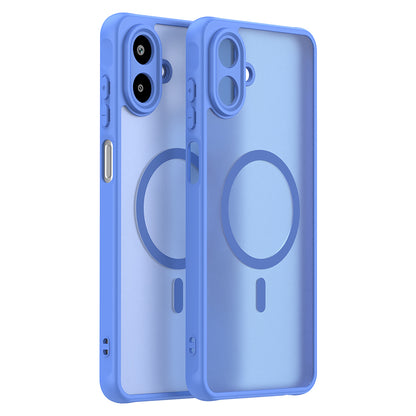 MagSafe-deksel for Samsung Galaxy A07 4G A075, Techsuit, HaloFrost II, Blå