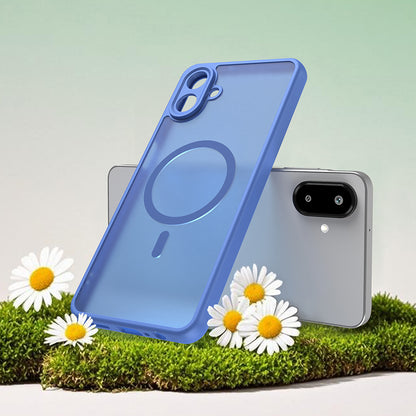 MagSafe-deksel for Samsung Galaxy A07 4G A075, Techsuit, HaloFrost II, Blå