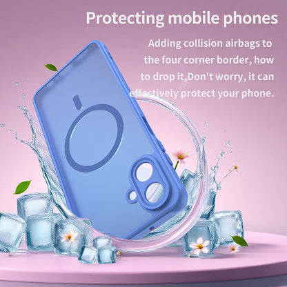 MagSafe-deksel for Samsung Galaxy A07 4G A075, Techsuit, HaloFrost II, Blå