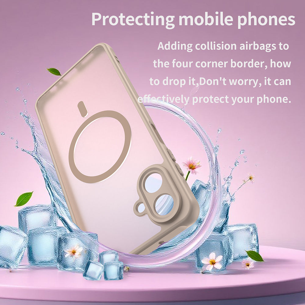 MagSafe-deksel for Samsung Galaxy A07 4G A075, Techsuit, HaloFrost II, Gull