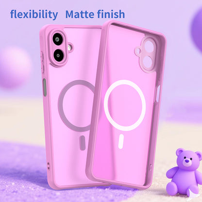 MagSafe-deksel for Samsung Galaxy A07 4G A075, Techsuit, HaloFrost II, Rosa