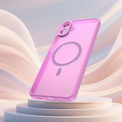 MagSafe-deksel for Samsung Galaxy A07 4G A075, Techsuit, HaloFrost II, Rosa