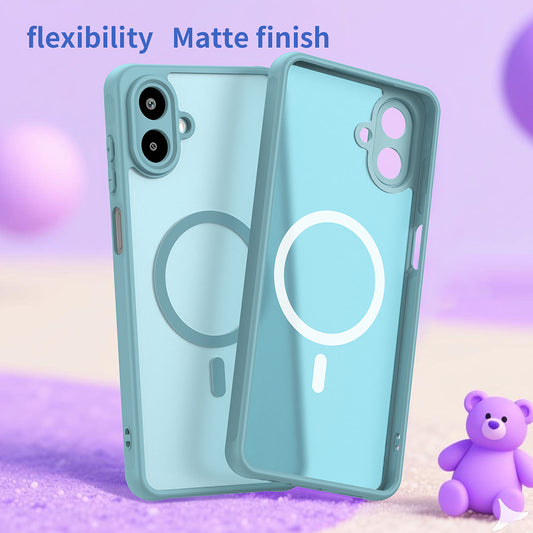 MagSafe-deksel for Samsung Galaxy A07 4G A075, Techsuit, HaloFrost II, Lys Grønn