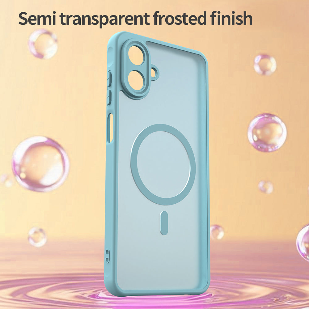 MagSafe-deksel for Samsung Galaxy A07 4G A075, Techsuit, HaloFrost II, Lys Grønn