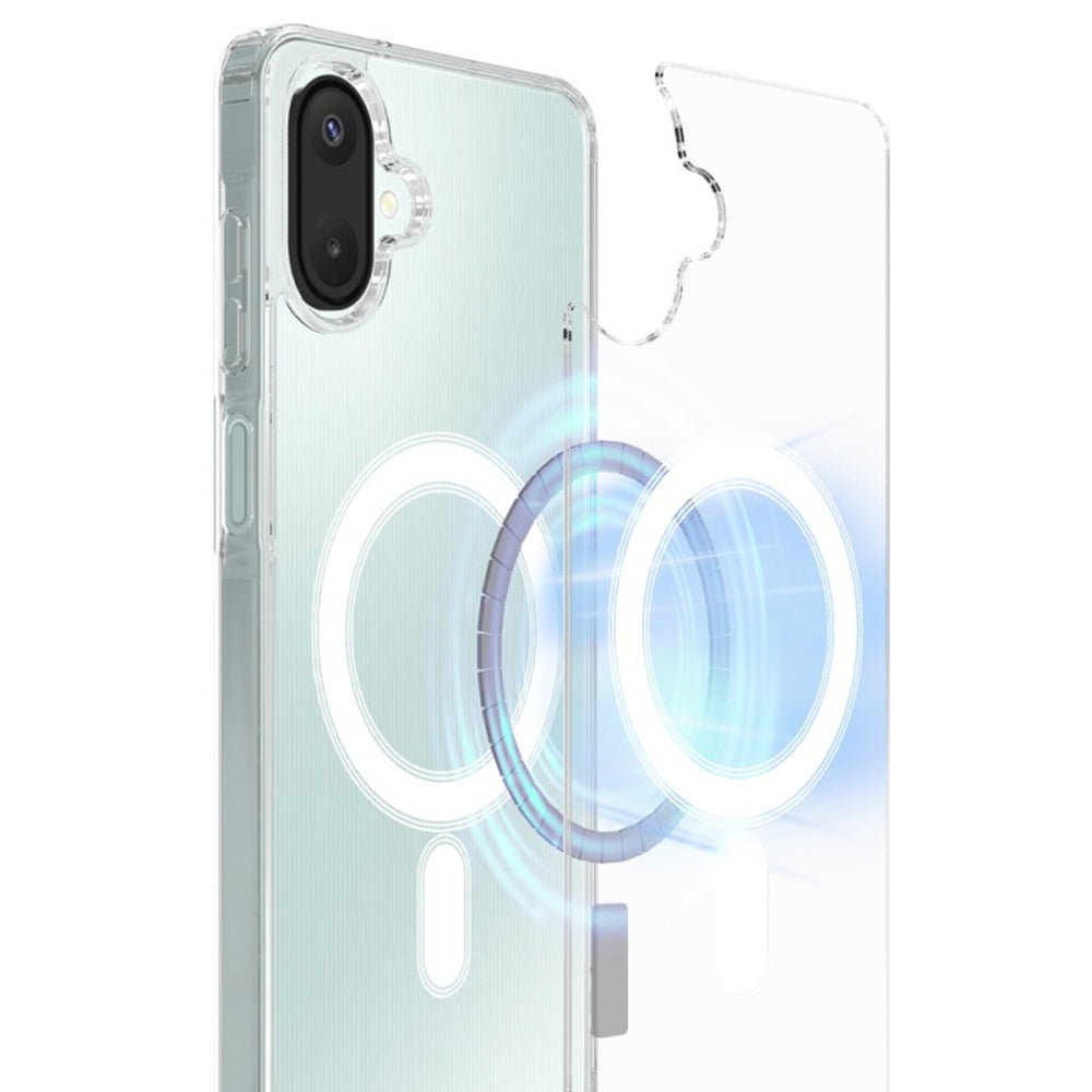MagSafe-deksel for Samsung Galaxy A07 4G A075, Techsuit, Pro, Transparent