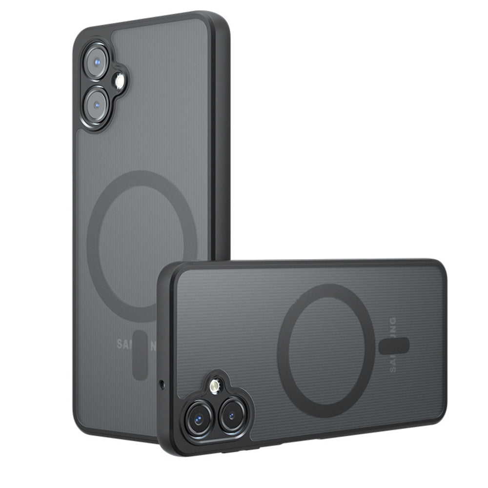 MagSafe-deksel for Samsung Galaxy A07 4G A075, Techsuit, PureFrost, Satinert Svart