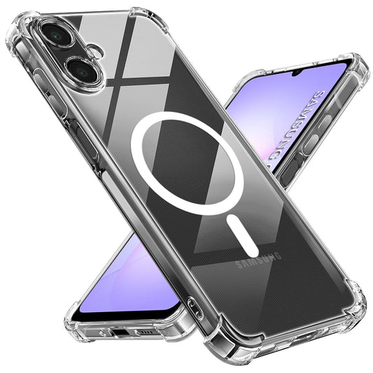 MagSafe-deksel for Samsung Galaxy A07 4G A075, Techsuit, Støtsikker, Gjennomsiktig