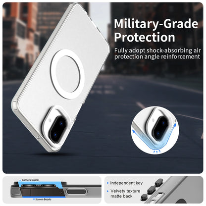 MagSafe-deksel for Samsung Galaxy A07 4G A075, Techsuit, CandyCase, hvit