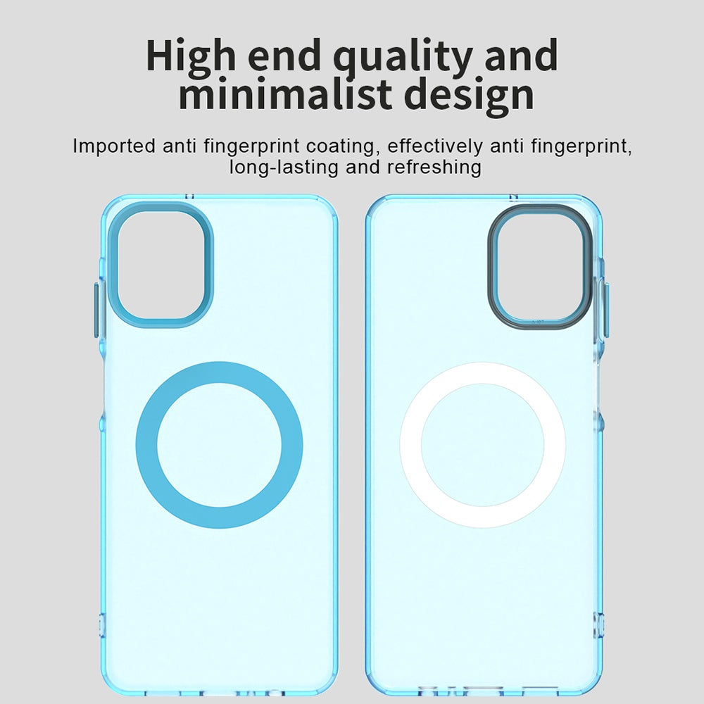 MagSafe-deksel for Samsung Galaxy A07 4G A075, Techsuit, CandyCase, Blå