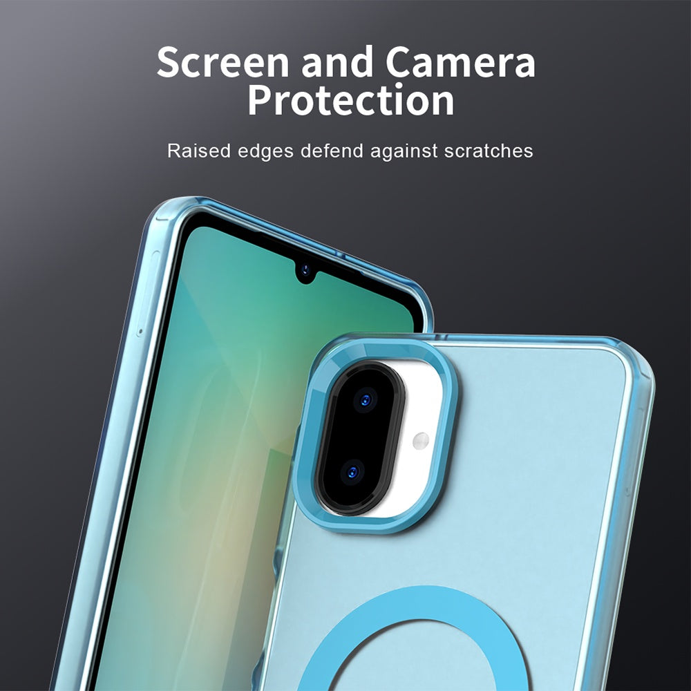 MagSafe-deksel for Samsung Galaxy A07 4G A075, Techsuit, CandyCase, Blå