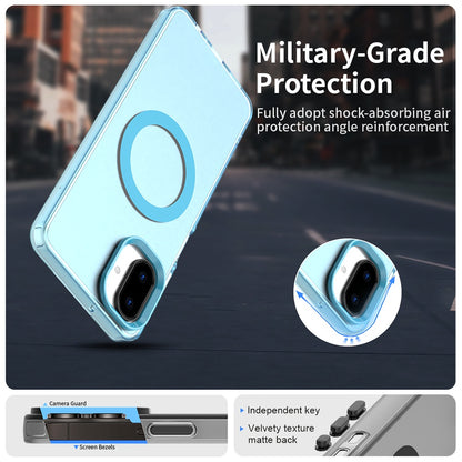 MagSafe-deksel for Samsung Galaxy A07 4G A075, Techsuit, CandyCase, Blå