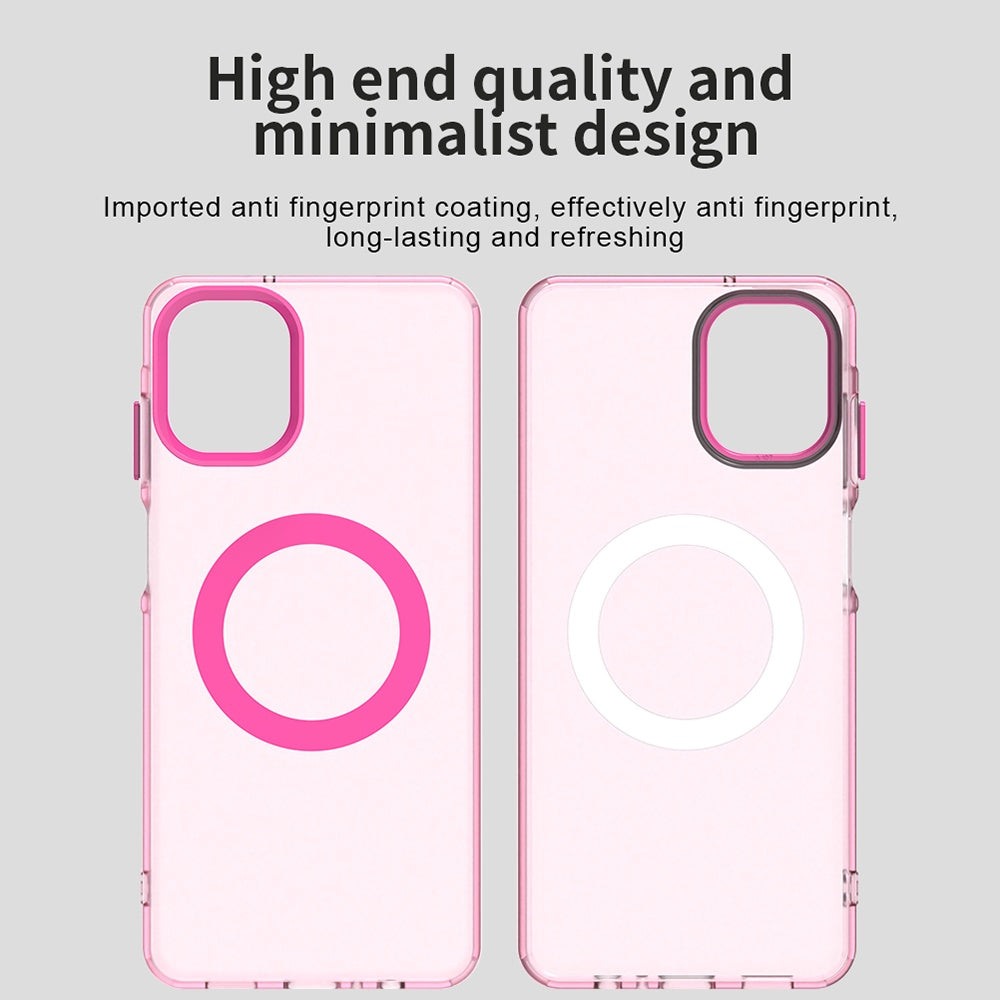 MagSafe-deksel for Samsung Galaxy A07 4G A075, Techsuit, CandyCase, Rosa