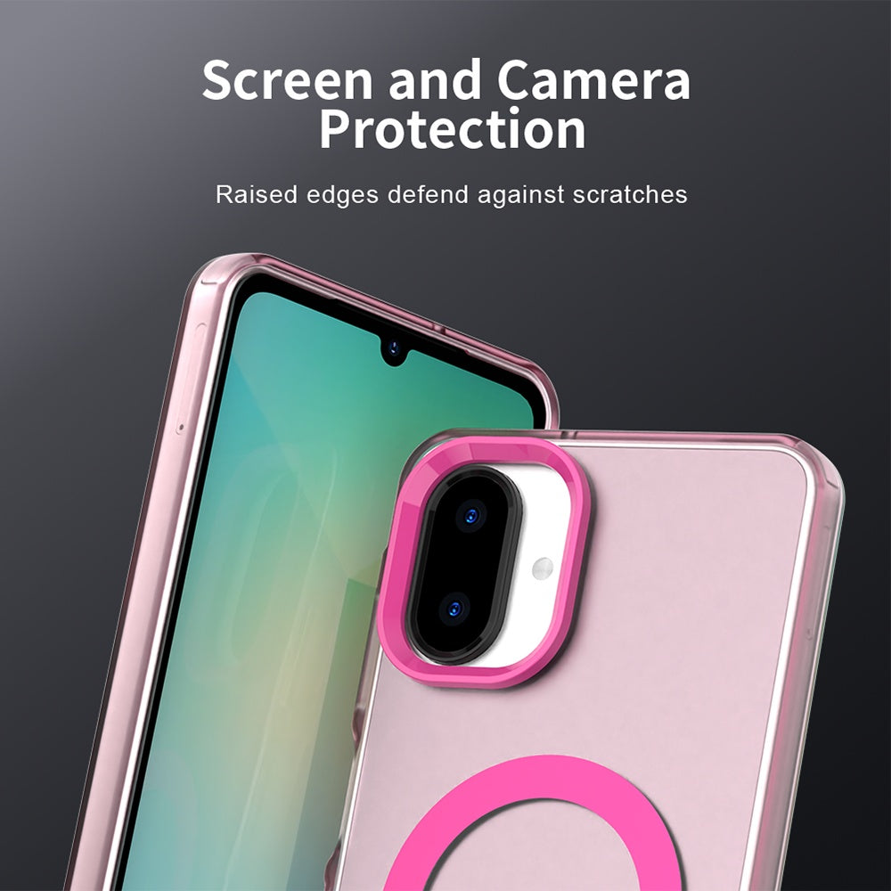 MagSafe-deksel for Samsung Galaxy A07 4G A075, Techsuit, CandyCase, Rosa