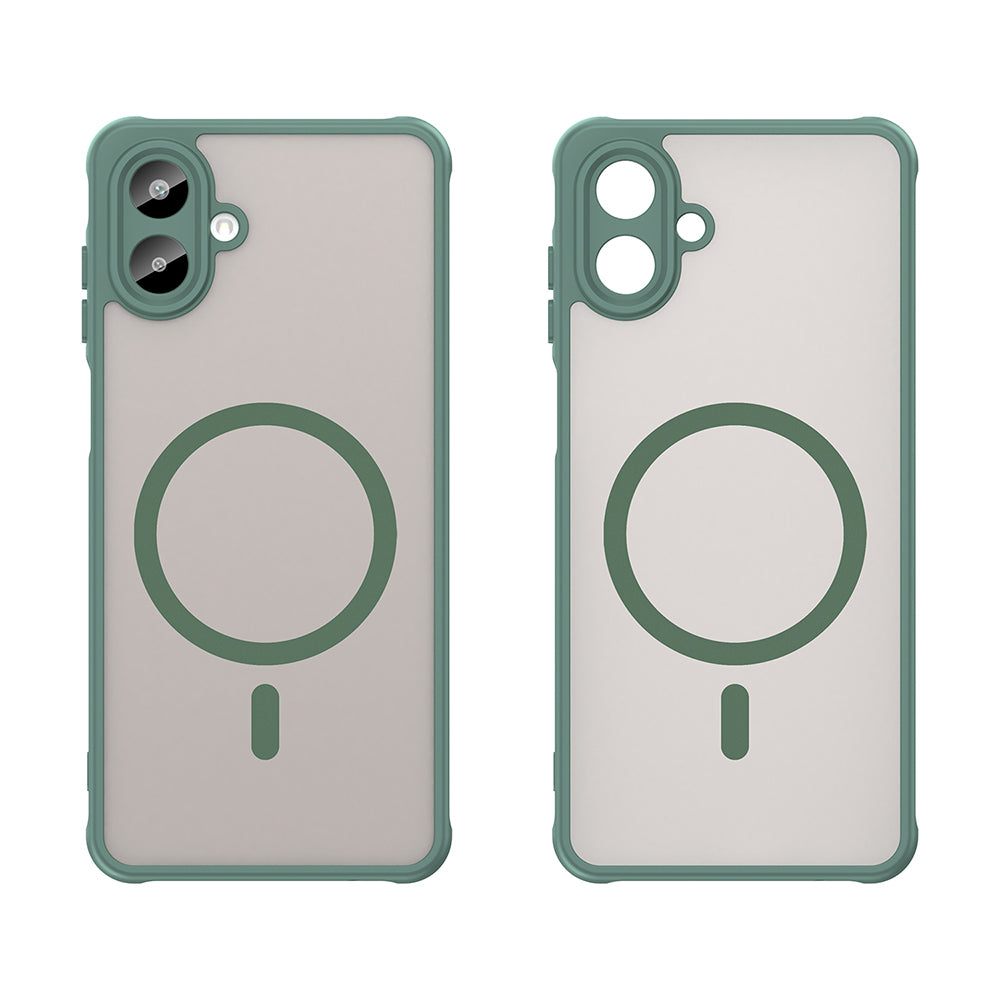 MagSafe-deksel for Samsung Galaxy A07 4G A075, Techsuit, HaloFrost II, Grønn