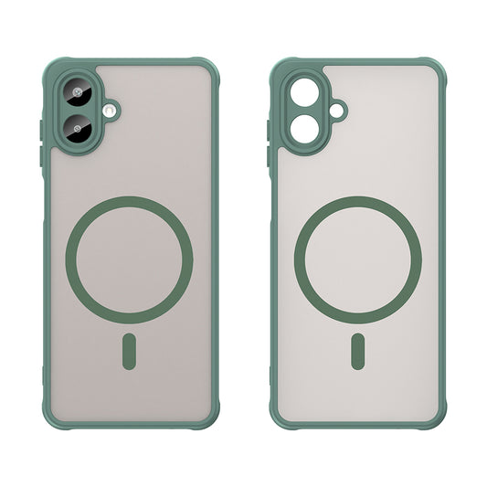 MagSafe-deksel for Samsung Galaxy A07 4G A075, Techsuit, HaloFrost II, Grønn