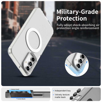 MagSafe-deksel for Samsung Galaxy A15 5G A156 / A15 A155, Techsuit, CandyCase, hvit