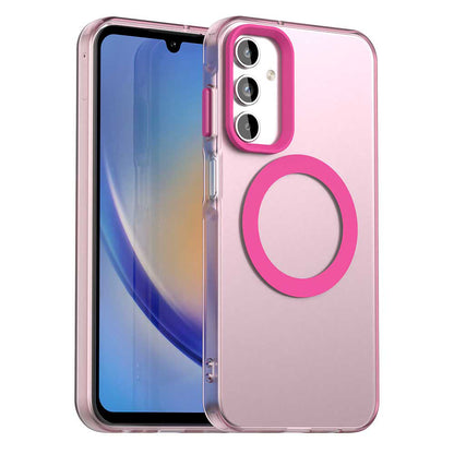 MagSafe-deksel for Samsung Galaxy A15 5G A156 / A15 A155, Techsuit, CandyCase, Rosa