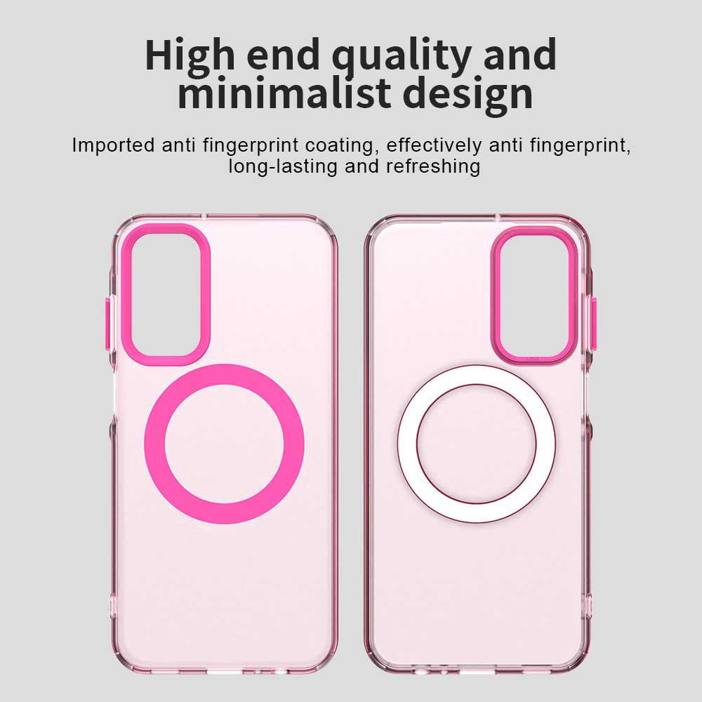 MagSafe-deksel for Samsung Galaxy A15 5G A156 / A15 A155, Techsuit, CandyCase, Rosa
