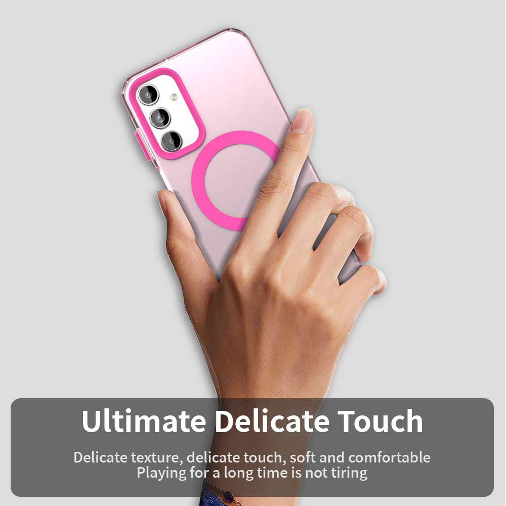 MagSafe-deksel for Samsung Galaxy A15 5G A156 / A15 A155, Techsuit, CandyCase, Rosa