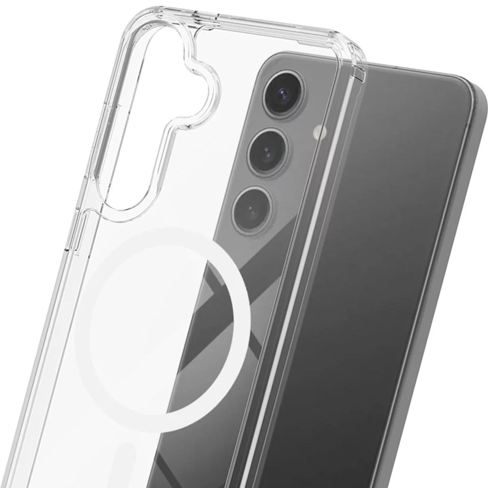 MagSafe-deksel for Samsung Galaxy A16 5G A166 / A16 4G A165, 3MK, Armor MagCase, Transparent