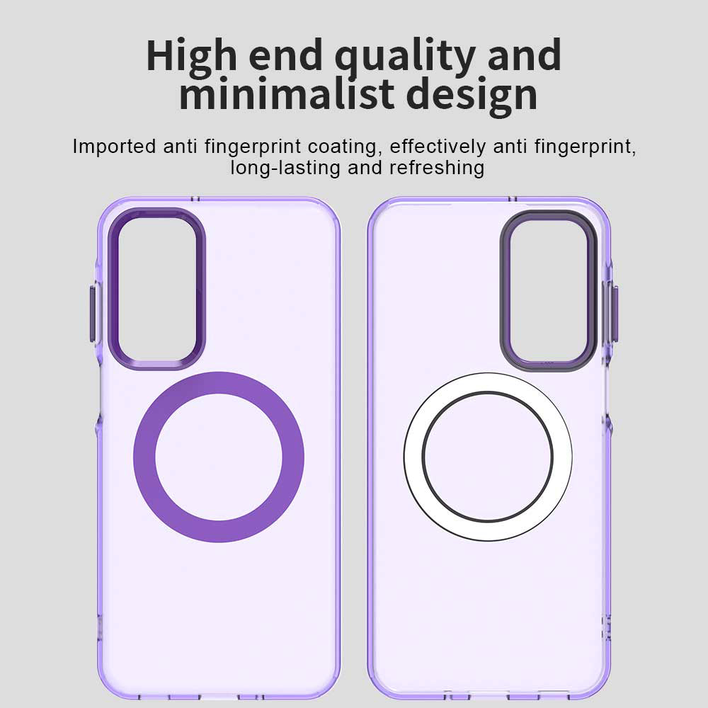 MagSafe-deksel for Samsung Galaxy A16 5G A166 / A16 4G A165, Techsuit, CandyCase, Lilla
